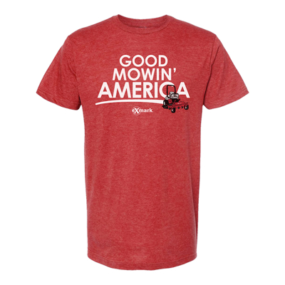 Good Mowin' America Tee Product Image on white background