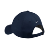 Deep Navy Nike Twill Cap Back Image on white background