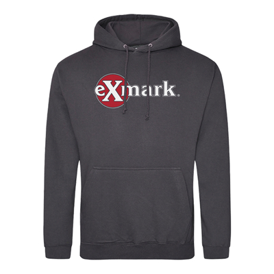 Exmark Logo Hoodie Product Image on white background