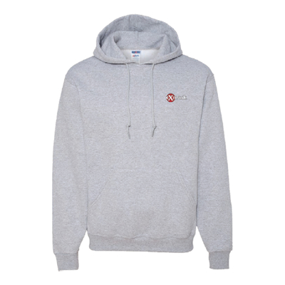 Athletic Heather  Value Hoodie Product Image on white background
